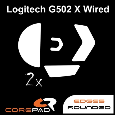 Hyperglides Hypergleits Hypergleids Corepad-Skatez-Logitech G502 X Wired